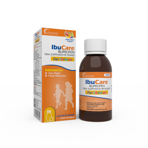 Suspensión Oral de Ibuprofeno (1 caja y 1 frasco)