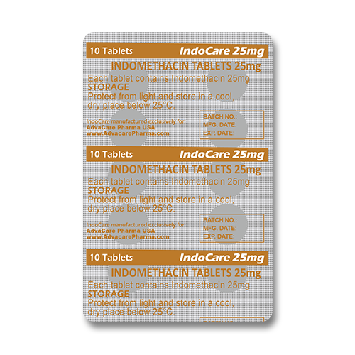Indomethacin Tablets (blister of 10 tablets)