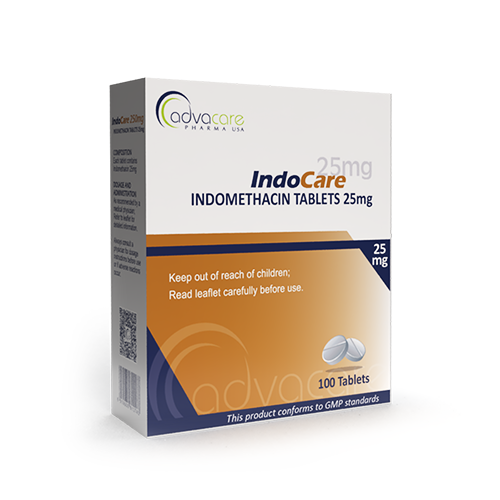 Indomethacin Tablets (box of 100 tablets)