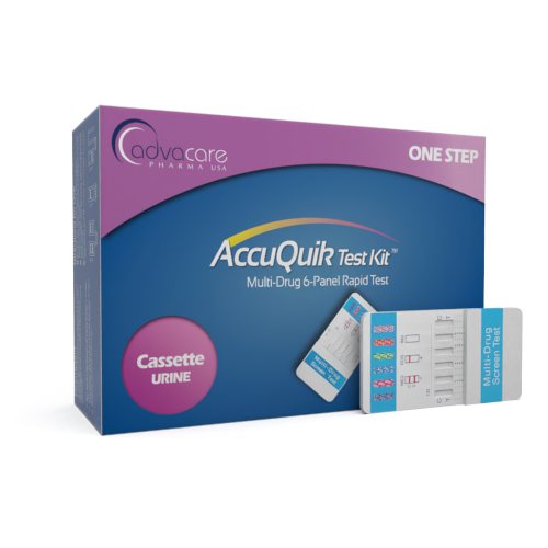 Kits de test de drogues 6 panels (boîte de 25 kits)