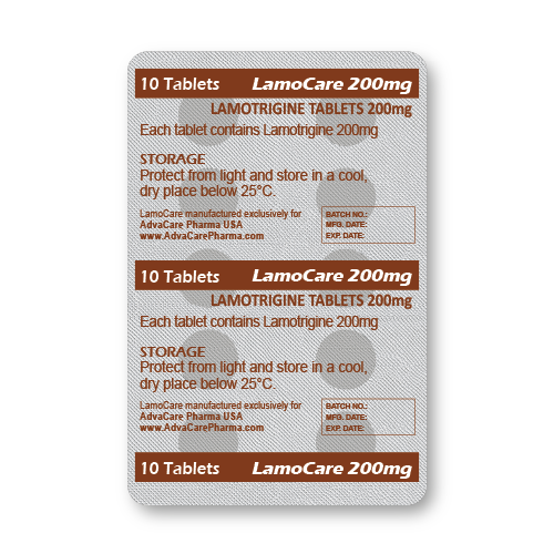 Lamotrigine Tablets (blister of 10 tablets)