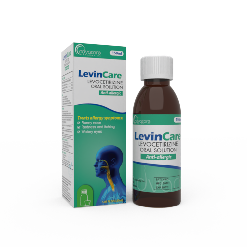 Levocetirizine Oral Solution (1 box and 1 bottle)