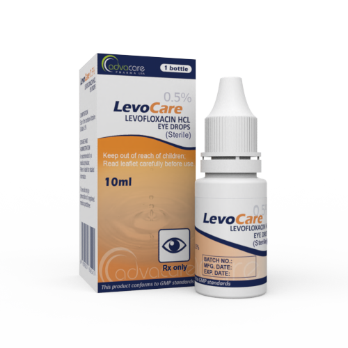 Levofloxacin Eye Drops (1 box and 1 bottle)