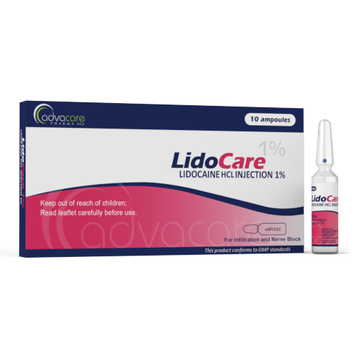 Injection de Lidocaïne HCl (1 boîte et 1 ampoule)