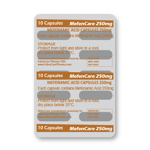 Mefenamic Acid Capsules (blister of 10 capsules)