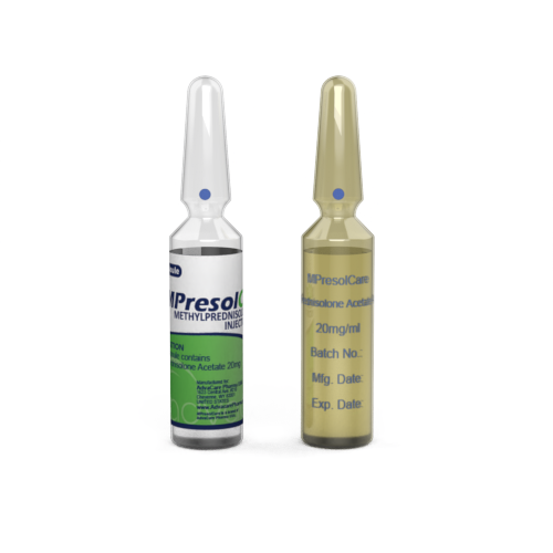 Methylprednisolone Injection (1 ampoule ceramic printing and 1 ampoule labelling)
