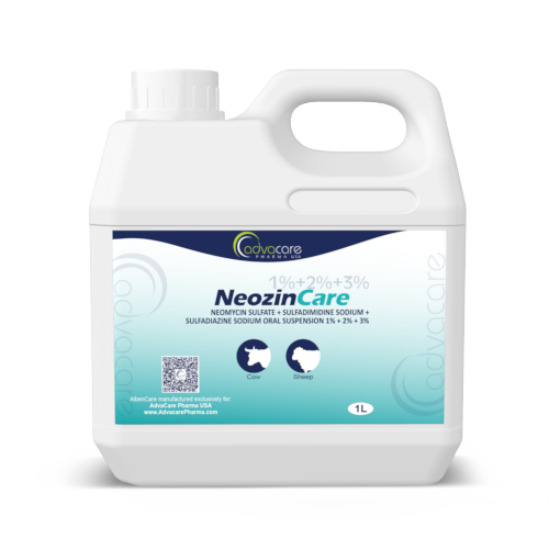 Neomycin Sulfate + Sulfadimidine Sodium + Sulfadiazine Sodium Oral Suspension (1 bottle)