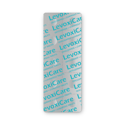 Oxyclozanide + Levamisole Tablets (blister of 10 tablets)