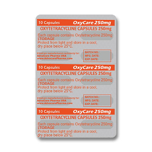 Oxytetracycline Capsules (blister of 10 capsules)