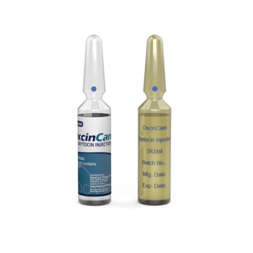 Oxytocin Injection (1 ampoule ceramic printing and 1 ampoule labelling)