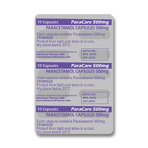 Paracetamol Capsules (blister of 10 capsules)