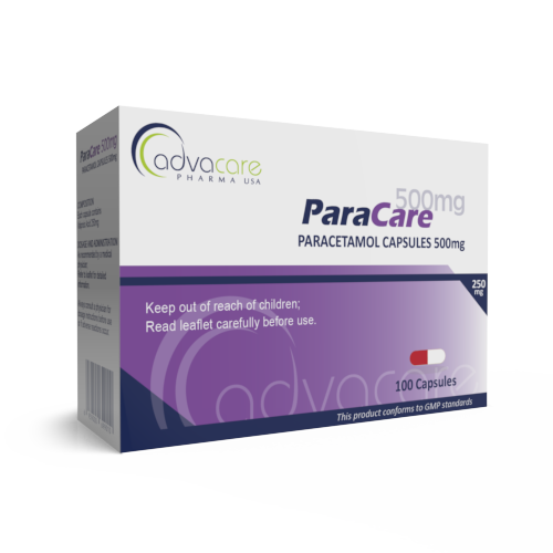 Paracetamol Capsules (box of 100 capsules)