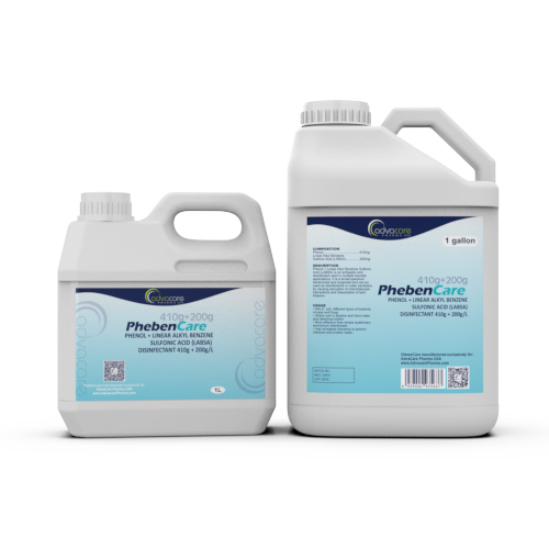 Phenol + Linear Alkyl Benzene Sulfonic Acid (LABSA) Disinfectant (1L bottle and 1 gallon bottle)