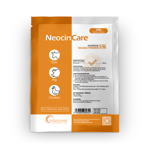 Poudre Soluble de Néomycine (1 sac)