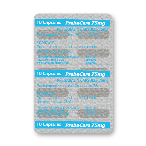 Pregabalin Capsules (blister of 10 capsules)
