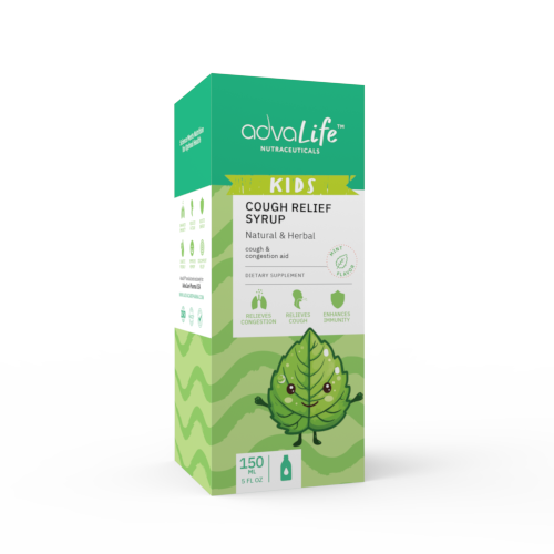 Sirop naturel contre la toux pour les enfants (boîte de bouteilles)
