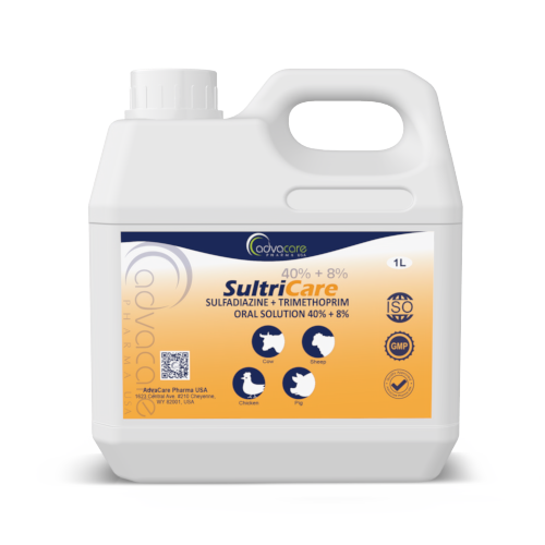 Sulfadiazine + Trimethoprim Oral Solution (1 bottle)