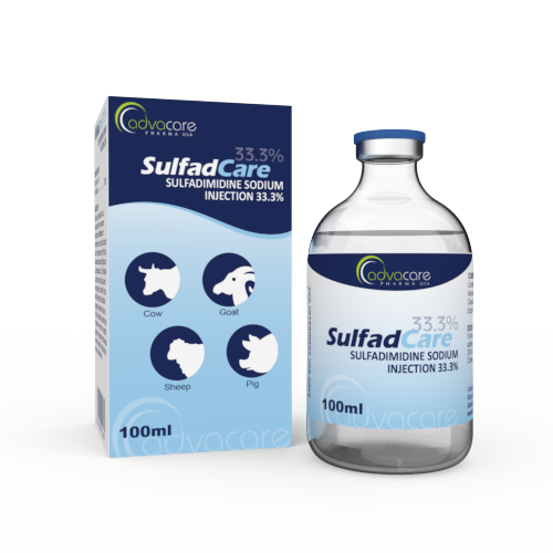 Sulfadimidine Sodium Injection (1 box and 1 vial)