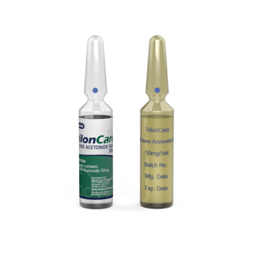 Triamcinolone Acetonide Injection (1 ampoule ceramic printing and 1 ampoule labelling)