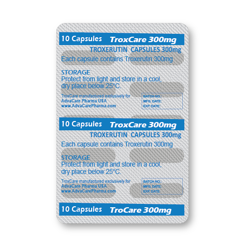Troxerutin Capsules (blister of 10 capsules)