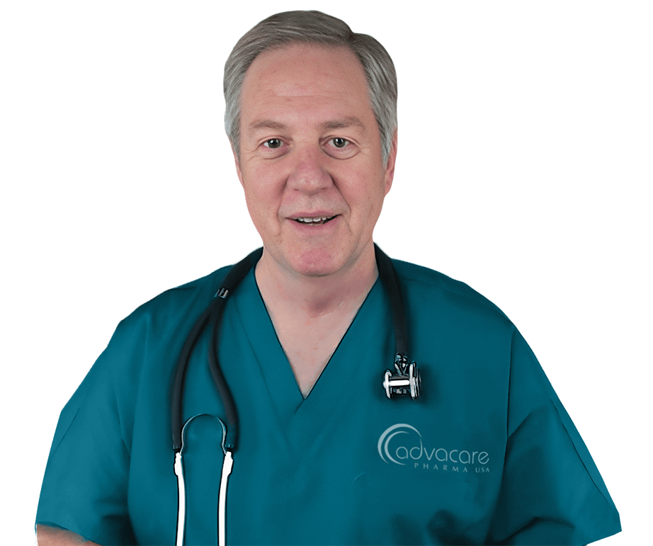 Un veterinario que brinda detalles sobre la amplia gama veterinaria del fabricante de medicamentos veterinarios AdvaCare Pharma.