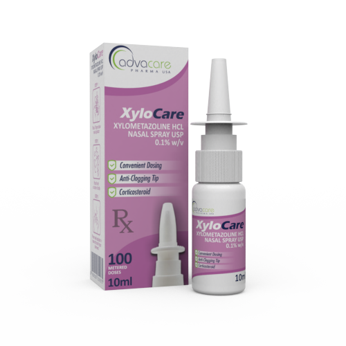 Xylometazoline Nasal Spray (1 box and 1 spray bottle)