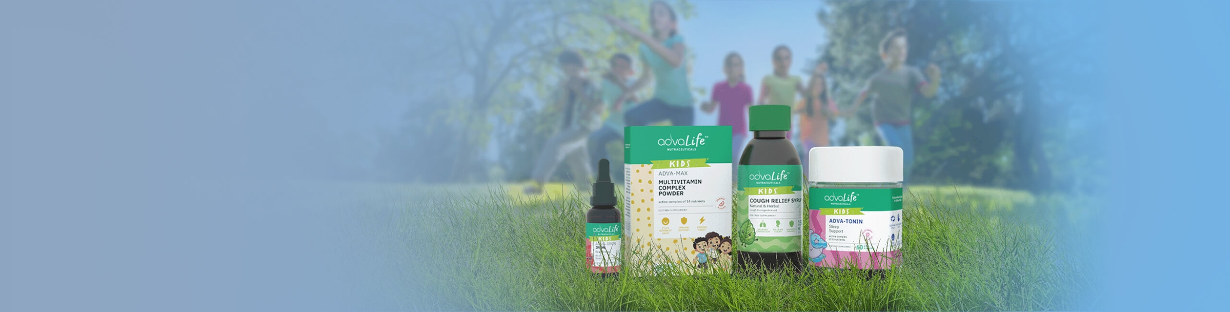 Range of AdvaLife Supplements for Kids