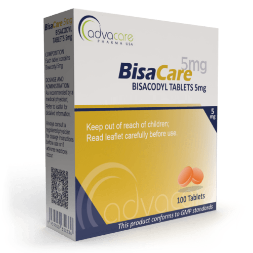 Bisacodyl Tablets (box of 100 tablets)