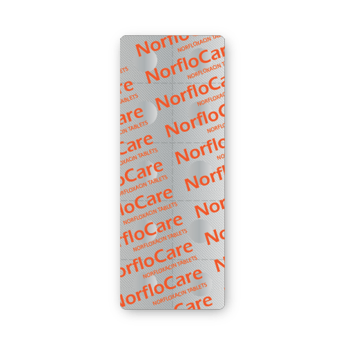 Norfloxacin Tablets (blister of 10 tablets)