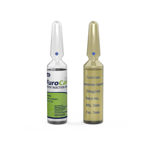 Furosemide Injection (1 ampoule ceramic printing and 1 ampoule labelling)