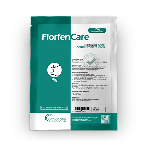 Polvo Soluble de Florfenicol (1 bolsa)