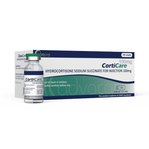 Hydrocortisone Sodium Succinate for Injection (1 box and 1 vial)