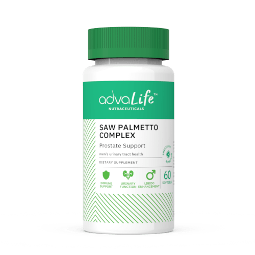 Capsules de Saw Palmetto (bouteille de 60 gélules molles)