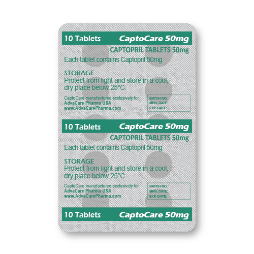 Comprimido de Captopril (blíster de 10 comprimidos)