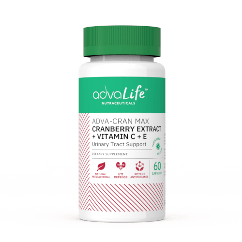 Capsules de Canneberge + Vitamines C & E (bouteille de 60 capsules)