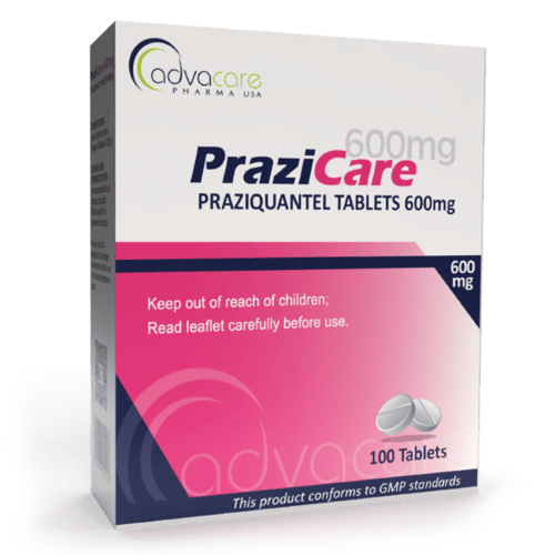 Comprimidos de Praziquantel (caja de 100 comprimidos)