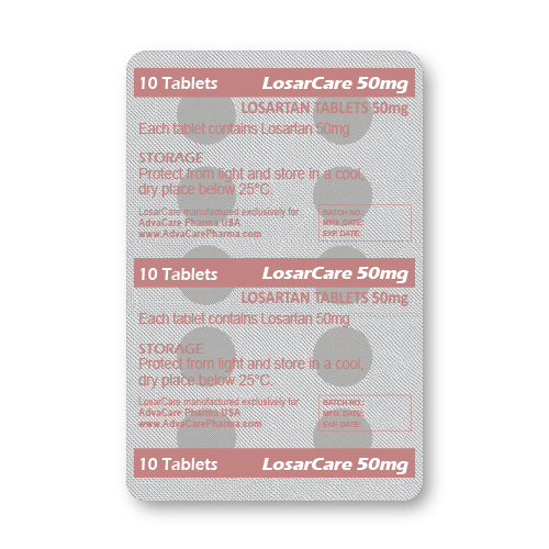 Losartan Tablets (blister of 10 tablets)