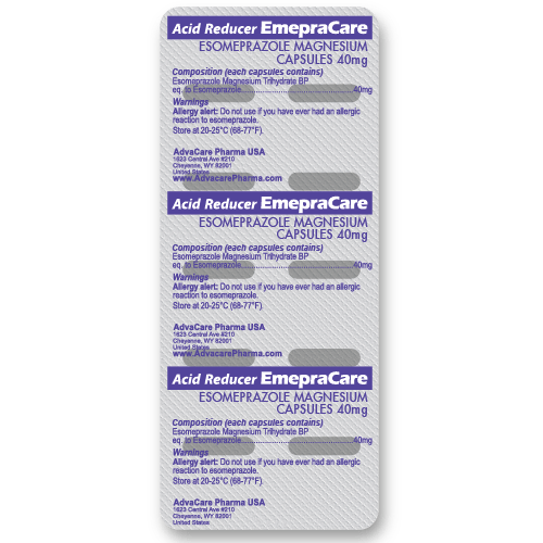 Esomeprazole Capsules (blister of 10 capsules)