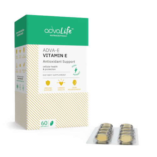 Capsules de Vitamine E (1 boîte et 1 blister)