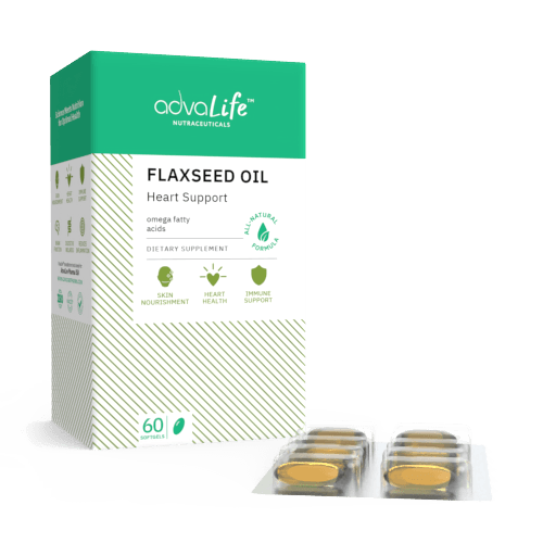 Flaxseed Oil Capsules (1 box and 1 blister)