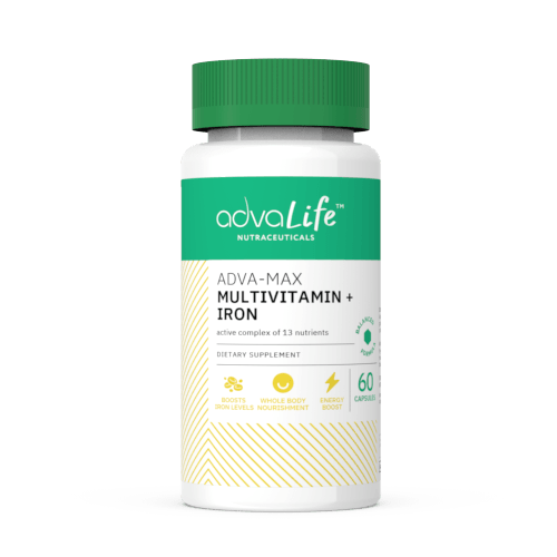 Multivitamin + Iron Capsules (bottle of 60 capsules)