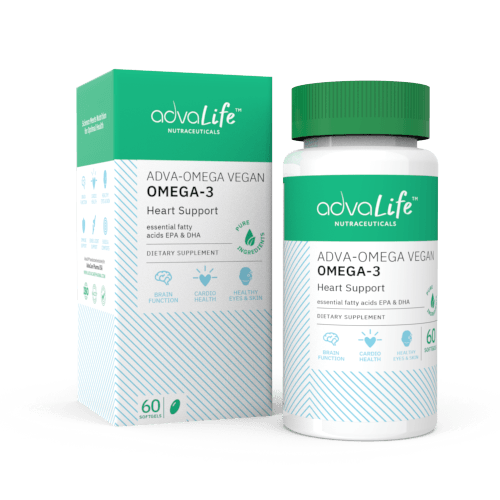 Omega-3 VEGANO Cápsulas (1 caja y 1 frasco)