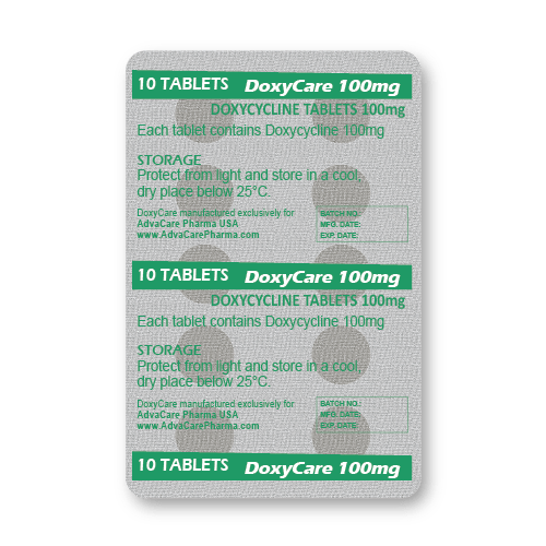 Doxycycline Tablets (blister of 10 tablets)