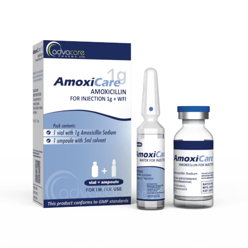 Amoxicillin for Injection (1 box, 1 vial and 1 WFI ampoule)