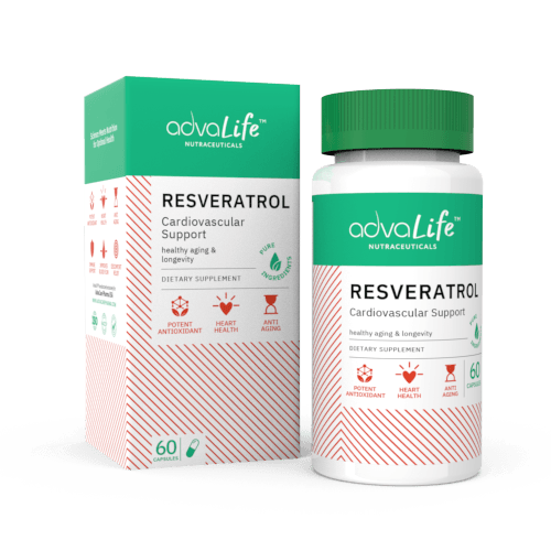 Capsules de Resvératrol (1 boîte et 1 bouteille)