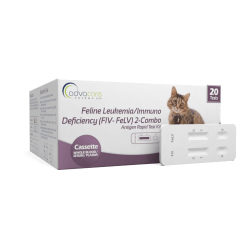 FIV FeLV 2-Combo Test Kit (Feline Leukemia / Immunodeficiency)