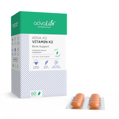 Capsules de Vitamine K2 (1 boîte et 1 blister)