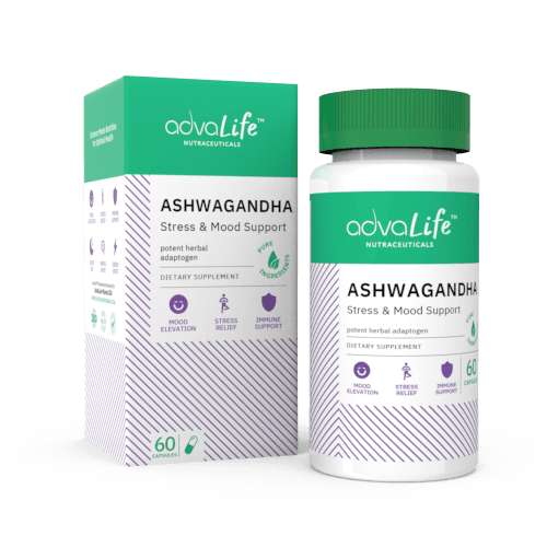 Capsules d'Ashwagandha (1 boîte et 1 bouteille)