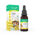 Gotas de complejo vitamínico B para niños (1 caja y 1 frasco)