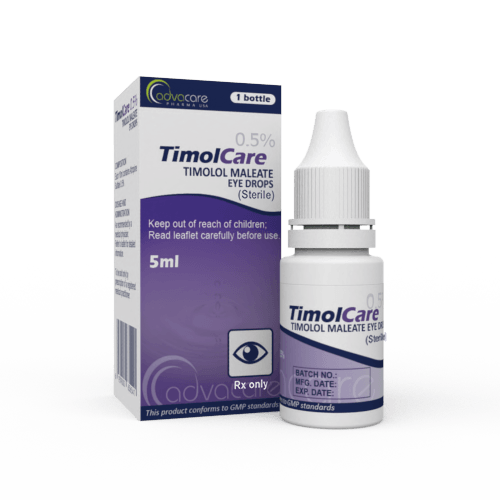 Gotas Oftálmicas de Maleato de Timolol (1 caja y 1 frasco)